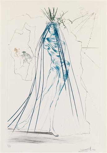 SALVADOR DALÍ Group of 12 drypoints from Tristan et Isolde.